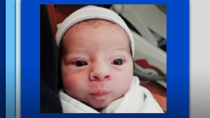 Baby Frankenstein, born on Halloween, doing just fine